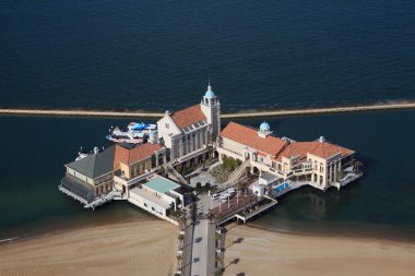 Şehrin havadan görünüşü 