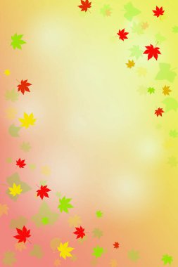 Sonbahar yapraklı güzel soyut arkaplan   