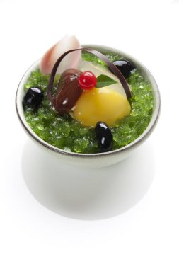 Lezzetli yiyeceklerin yakın görüntüsü