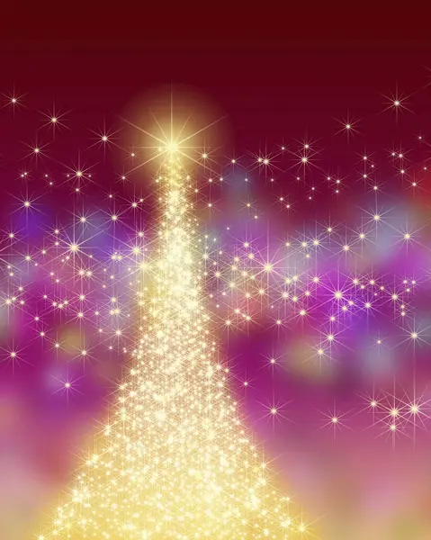 Kerstboom Abstract — Stockfoto