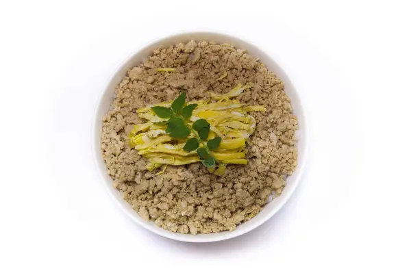 Pirinç Etli Kâse Manzarası Japon Mutfağı — Stok fotoğraf