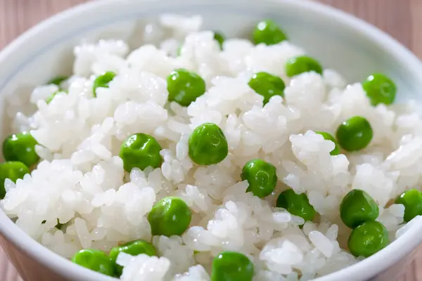 Rice Green Peas — Stock Photo, Image