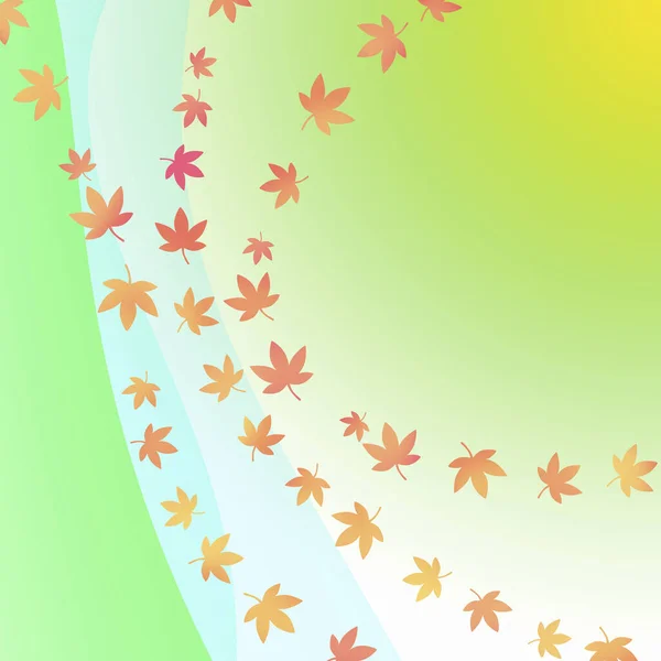 Heldere Herfstbladeren Herfst Achtergrond — Stockfoto
