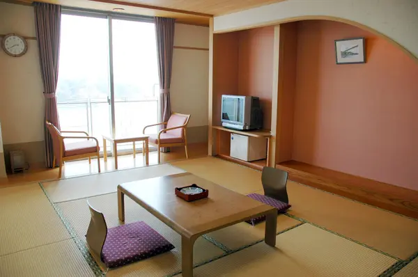 Japon Evi Olan Japon Tarzı Bir Oda — Stok fotoğraf