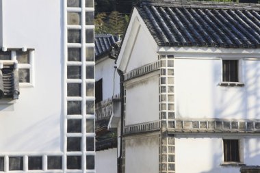 Geleneksel Japon tarzı ev detayları 