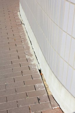 beton kaldırım dokusu, arka planlar için kaldırım