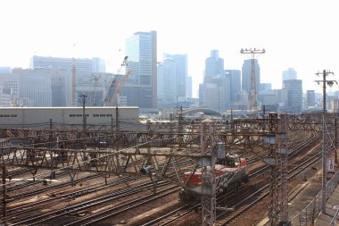 Şehirdeki tren istasyonu.