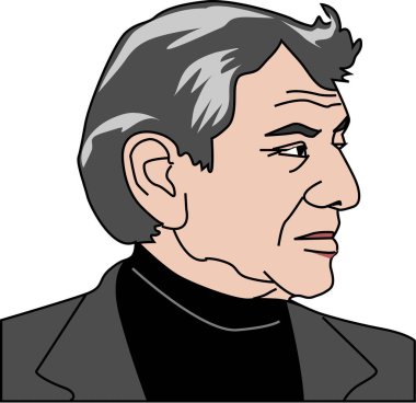 Siyah takım elbiseli adam.