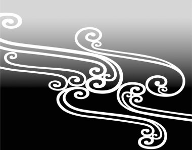 Çiçek süsü şablonu, soyut arkaplan 