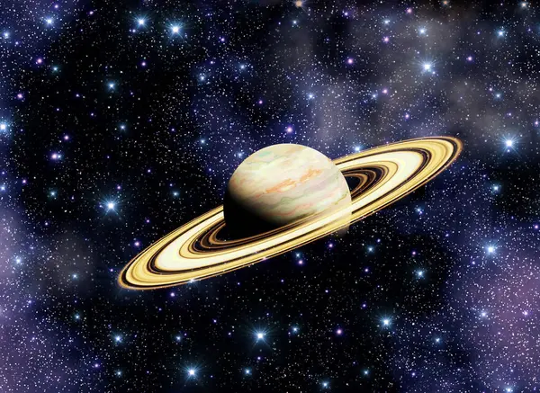 Звезды Планета Космосе — стоковое фото