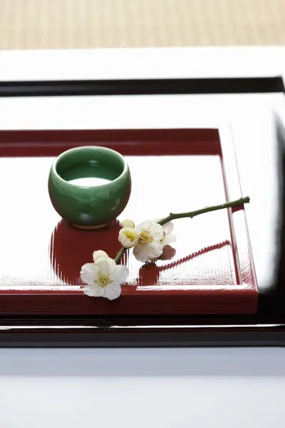 Teezeremonie Auf Dem Tisch — Stockfoto