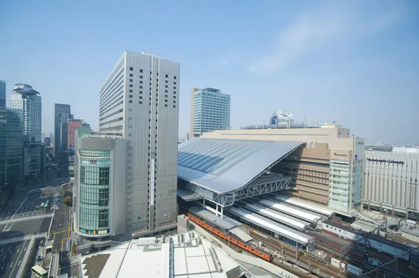 Tågstationen Osaka Dagtid Japan — Stockfoto
