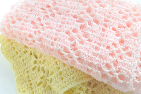 Close View Beautiful Warm Knitted Texture — Stock Photo, Image