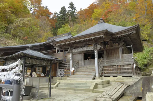 Живописный Снимок Красивой Древней Японской Святыни — стоковое фото