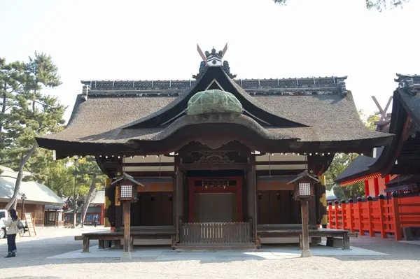 Santuario Sumiyoshi Taisha Ubicado Sumiyoshi Osaka Japón — Foto de Stock
