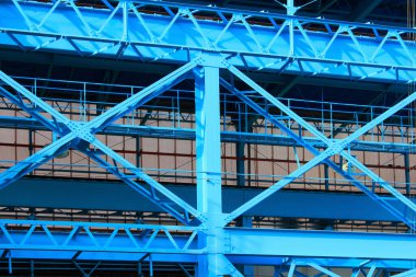 Şehir şantiyesinde gündüz görüntüsü