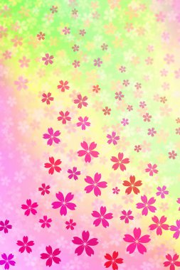 çiçek desenli arkaplan görünümü  