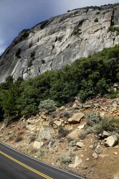 Beautiful Landscape Mountains Forests Valley Yosemite National Park California United — Stock Photo, Image
