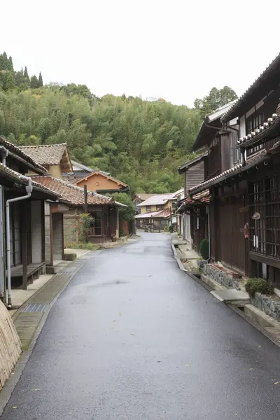 Traditionelle Japanische Architektur Dorf Omori Ginzan Silberbergwerk Iwami Ginzan — Stockfoto