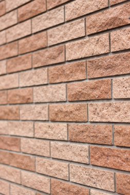 kahverengi tuğla duvar arka plan dokusu.            