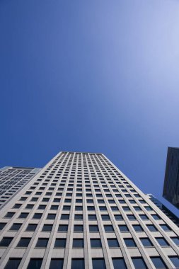 Gökdelenler mavi gökyüzü üzerinde 