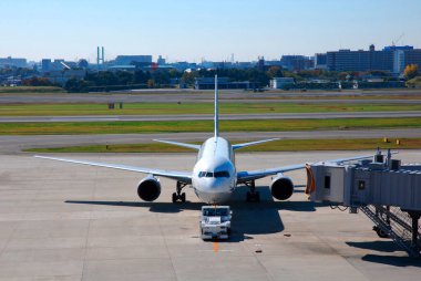 Uluslararası havaalanında uçak, Japonya