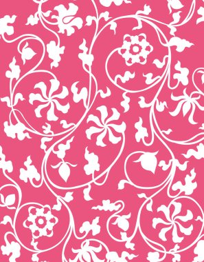 Çiçek süslemeli soyut arkaplan 