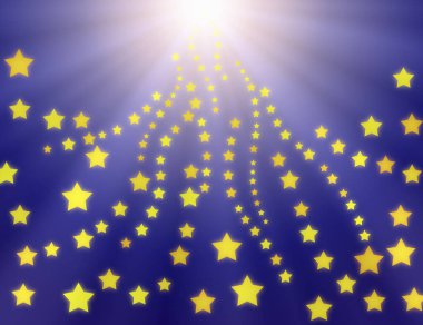 parlak yıldız ile arka plan        