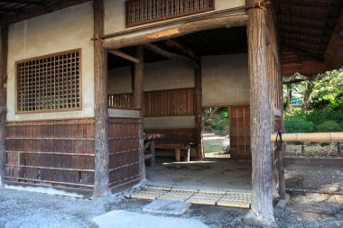 Kyoto 'daki geleneksel Japon evi.