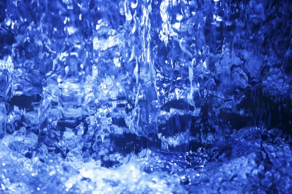 Blauwe Waterbellen Achtergrond — Stockfoto