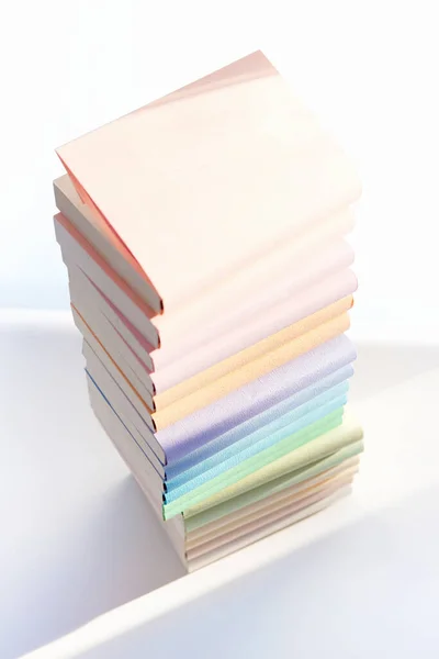 Primo Piano Libri Copertine Colorate — Foto Stock
