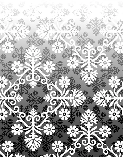 Kerstmis Sneeuwvlokken Naadloze Patroon — Stockfoto