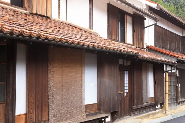 Architecture Japonaise Traditionnelle Dans Village Omori Ginzan Site Mine Argent — Photo