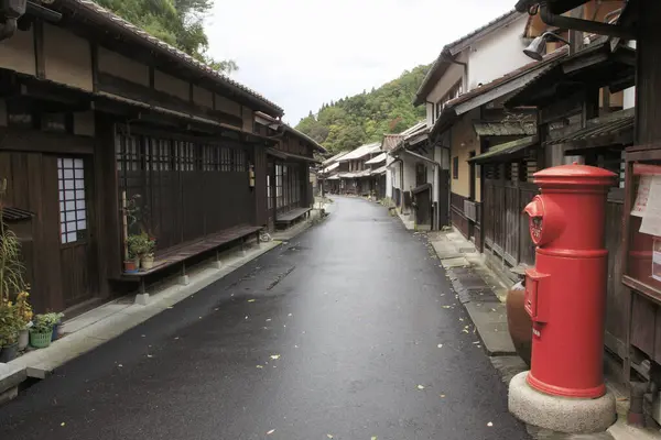 Iwami Ginzan银矿址Omori Ginzan村的日本传统建筑 — 图库照片