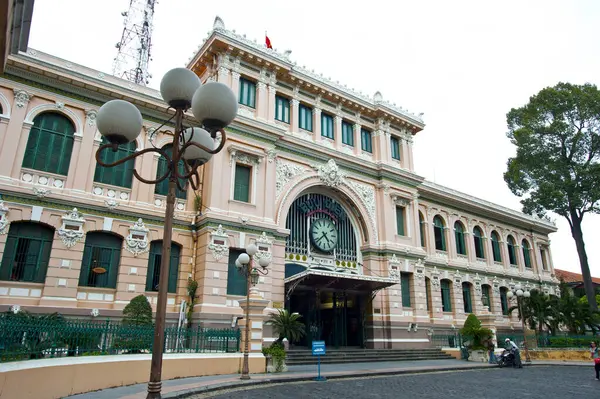 Saigon Central Post Office Post Office Downtown Chi Minh City — Stock Photo, Image
