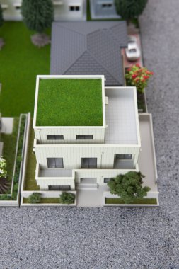 small houses models. concept of property            