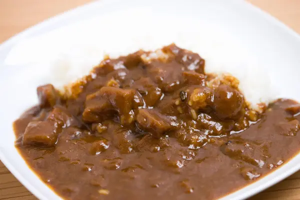 Cocina Japonesa Arroz Con Curry Japonés —  Fotos de Stock