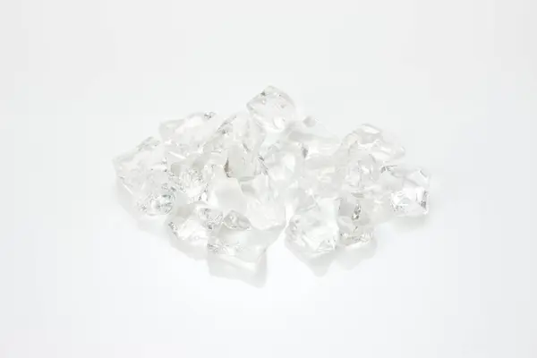 Cristales Vidrio Aislados Sobre Fondo Blanco — Foto de Stock