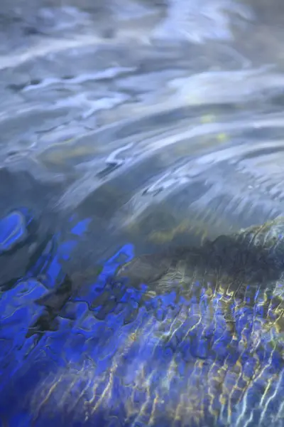 Blauwe Achtergrond Wateroppervlak — Stockfoto