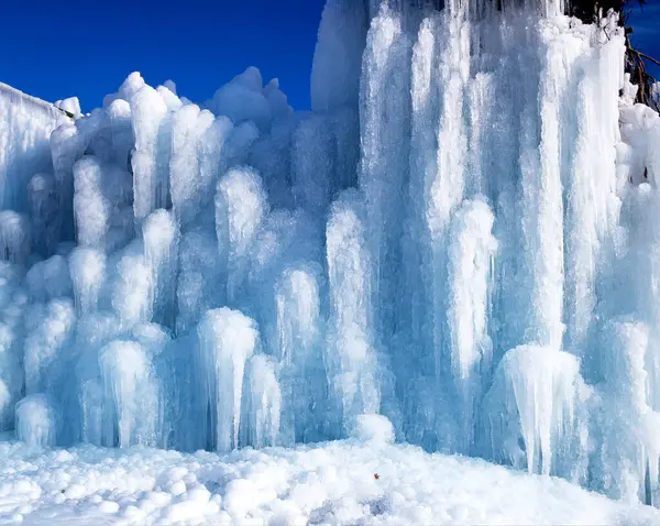 Icicles Winter Season Nature Background — Stock Photo, Image