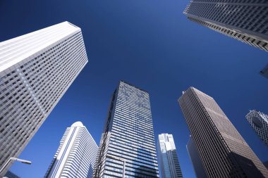 Shibuya şehri gündüz şehir manzarası