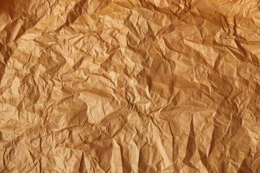 Buruşuk kahverengi kağıt dokusu, soyut arkaplan