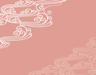 Çiçek süsü şablonu, soyut arkaplan 