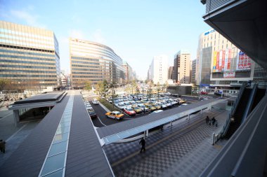 Modern şehir arka plan görüntüsü 