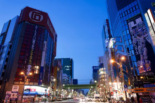 Ciudad Tokio Skyline Fondo Urbano — Foto de Stock