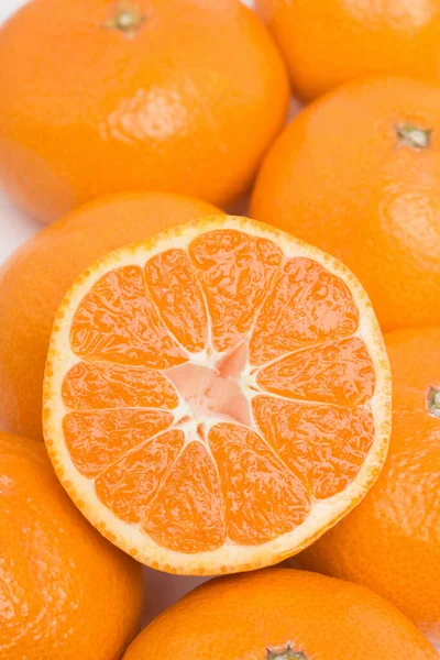 Close View Fresh Oranges Slice — Stock Photo, Image