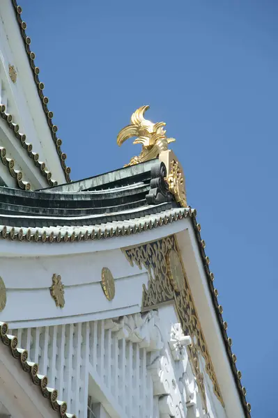 Tiro Cênico Belo Santuário Japonês Antigo — Fotografia de Stock