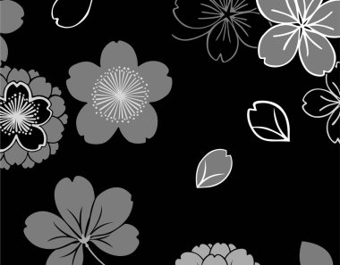 Çiçeklerle kusursuz desen