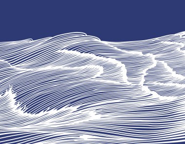 mavi su dalgası arka planı