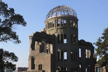 Hiroşima 'daki Hiroşima Barış Anıt Parkı (Atom Bombası Kubbesi).